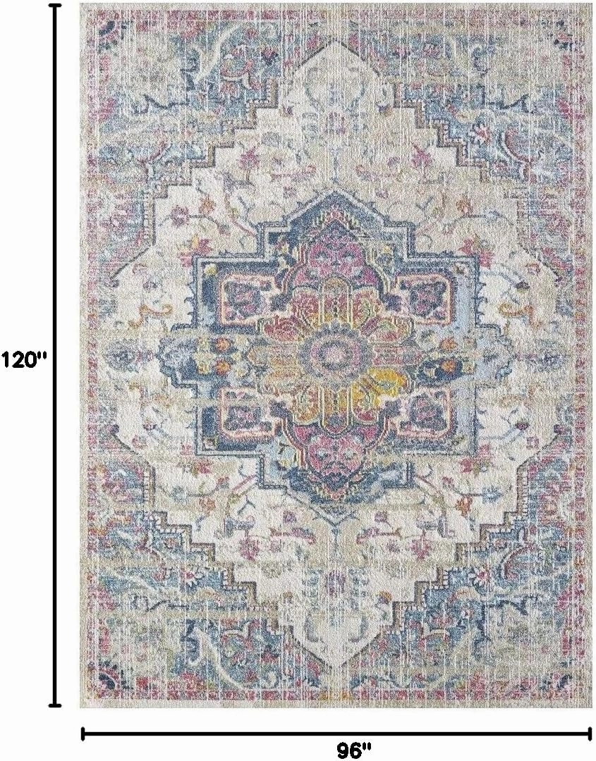 LUXE WEAVERS Nuvola Oriental Multi 8x10 Area Rug 8830