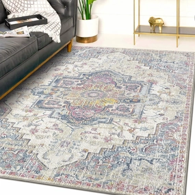 LUXE WEAVERS Nuvola Oriental Multi 8x10 Area Rug 8830