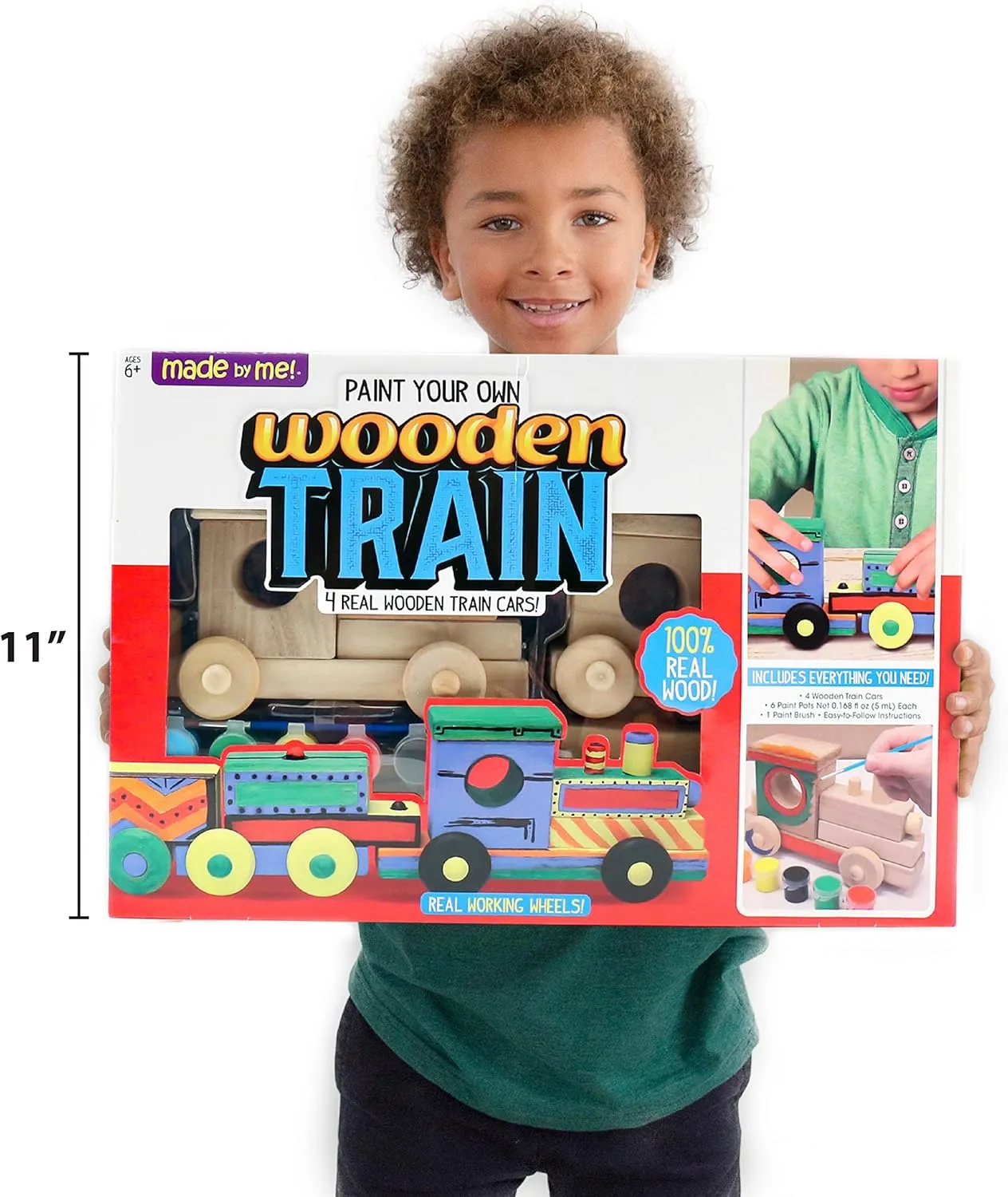 Made By Me Wooden Train by Horizon Group USA