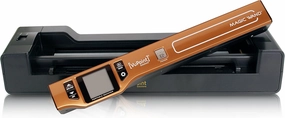 Magic Wand Document/Photo 2-in-1 Portable Scanner & Auto-Feed Dock, 1.5" Preview LCD with 1200 DPI, Rechargeable Battery(PDSDK-ST470GC-VP)