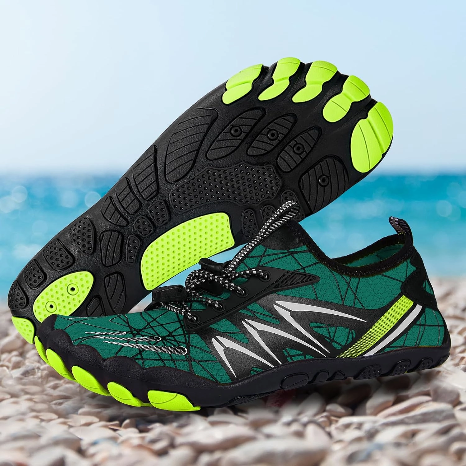 Mens Womens Water Sport Shoes Barefoot Quick-Dry Aqua Socks for Beach Swim Surf Yoga Exercise