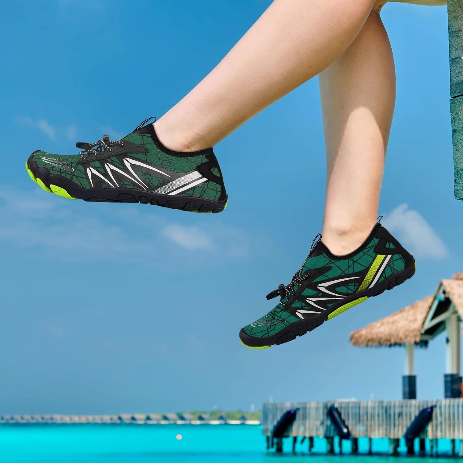 Mens Womens Water Sport Shoes Barefoot Quick-Dry Aqua Socks for Beach Swim Surf Yoga Exercise