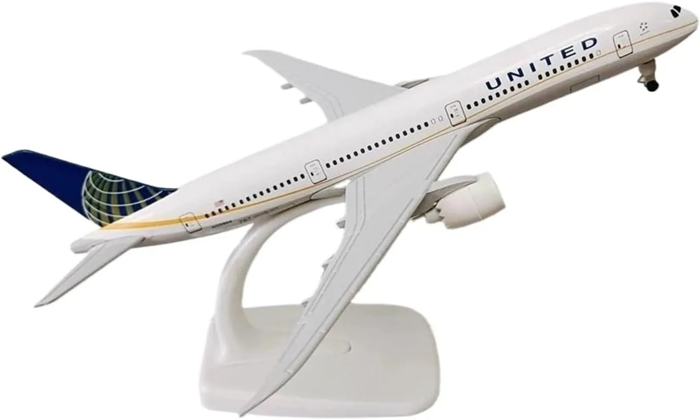 Metal Aircraft Model 20cm for Boeing 787 Airplane Model Diecast Planes Aircraft with Wheels for Collection Classic Model Aviation Enthusiasts