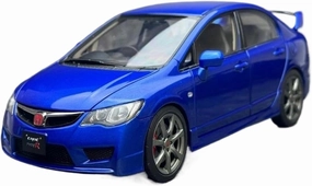 Metal Vehicles Toys 1:18 for Honda Civic FD2 Type R Sports Car Metal Model Car Model Send Friends Static Decoration Home Or Office Décor