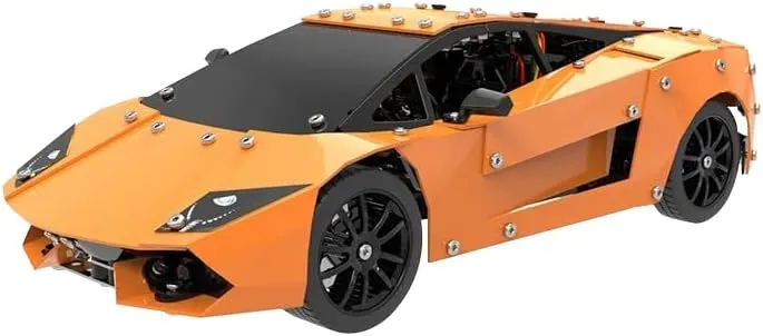 Microworld Metal Assembly Car Building Toys, Remotely Controlled DIY Racing for Kids Boys Age 6-16, Educational Engineering Puzzle Parent-Child Intercation Construction Set Creative