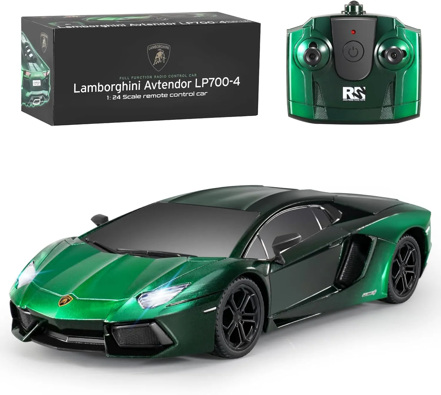 MIEBELY Lamboghini RC Car - 1:24 Scale Lambo Toy Car 3.7V 500mAh, LP700 Fast Remote Control Car for Boys 8-12, Rc Race Car Model Birthday Gifts for Kids Adults Boys Girls Age 6-12 Year Old