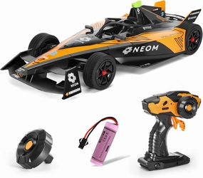 MIEBELY 1/14 Scale McLaren NEOM Formula RC Car, 2.4GHz Remote Control, 3.7V 500mAh Battery, Authentic Licensed, Sturdy ABS Construction, Ideal Gift for Kids & Adults
