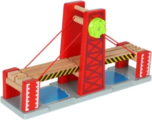 Milisten 1 Set Wooden Model Compatible with All Train Tracks Enhances Railway Play for Stimulates Logical Thinking and Imagination for Ages and Up