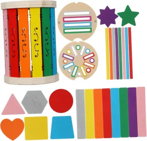 Milisten 1Set Color Sorting Cup for Boy Girl Developmental Sensory Plaything for Fine Motor Skills Learning with Bright Colors Safe Material Compact Design