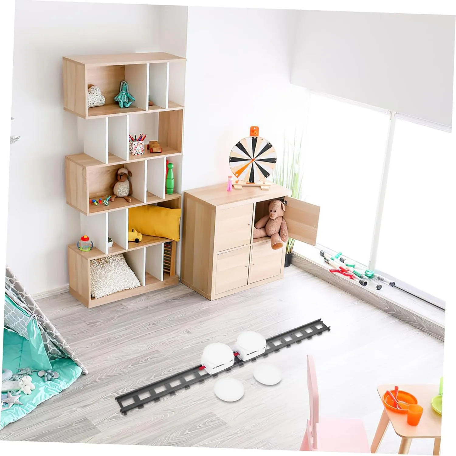 Milisten 4sets Electric Sushi Rotary Machine Toy Set Boys and Girls Sushi Rolling Kit Rotating Train Track Realistic Design for Imaginative Play and Creativity Fun