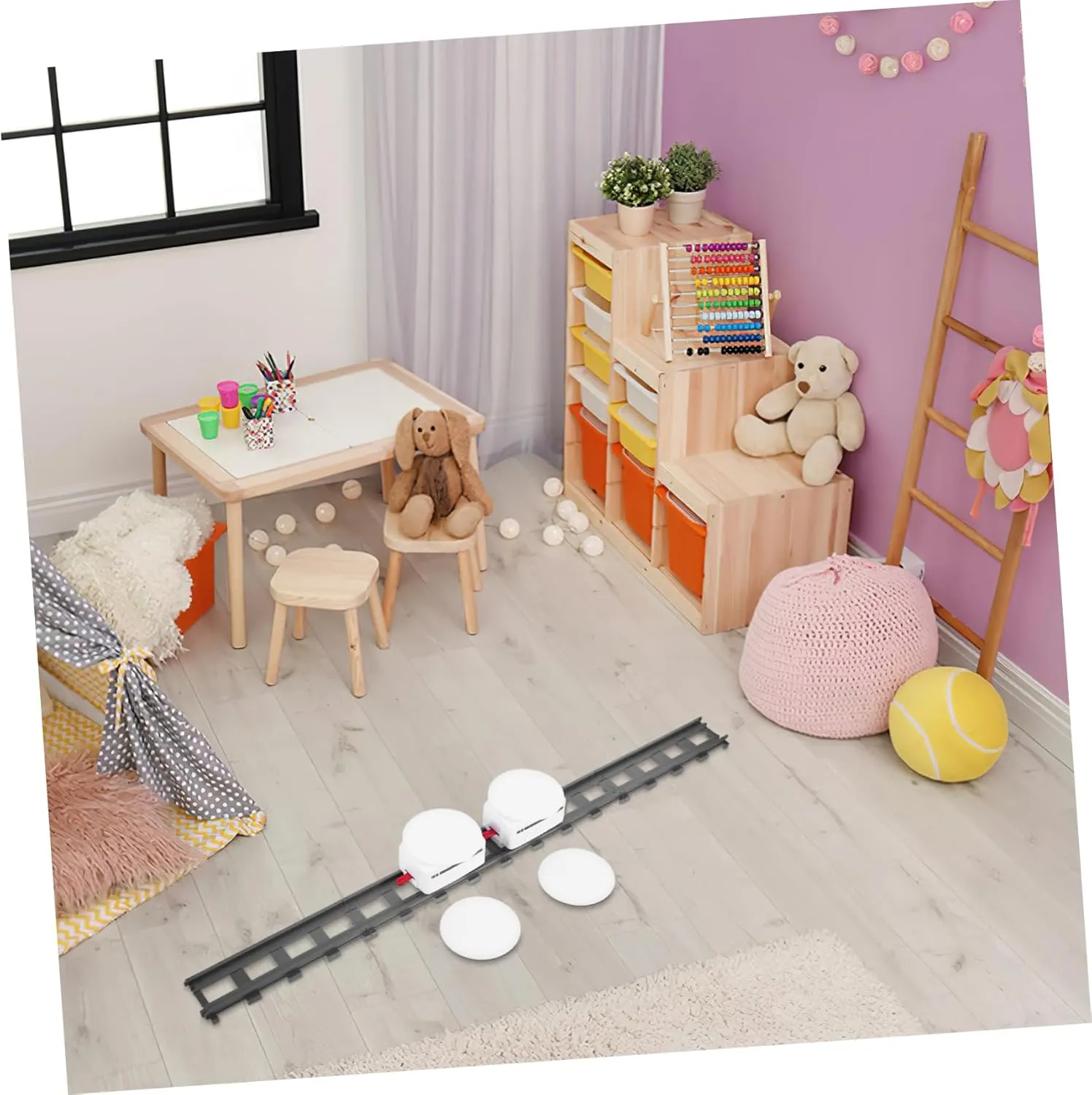 Milisten 4sets Electric Sushi Rotary Machine Toy Set Boys and Girls Sushi Rolling Kit Rotating Train Track Realistic Design for Imaginative Play and Creativity Fun