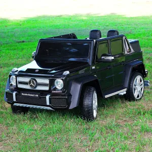 Moderno Kids Mercedes Maybach G650 12V Power Children Ride-On Car Truck with R/C Parental Remote   EVA Foam Rubber Wheels   Leather Seat   MP3 USB Music Player   LED Lights