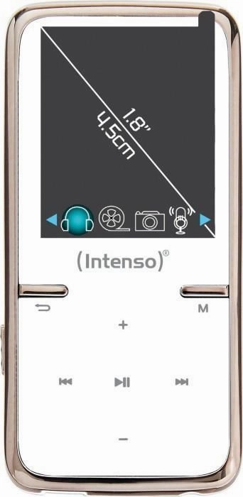 MP3 PLAYER 8GB WHITE/3717462 INTENSO