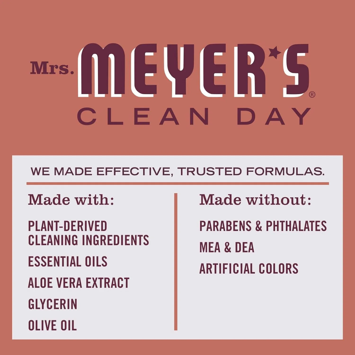MRS. MEYER'S CLEAN DAY Variety, 2 Liquid Hand Soap 12.5 OZ, 1 Liquid Dish Soap, 16 FL OZ (Fall Leaves)