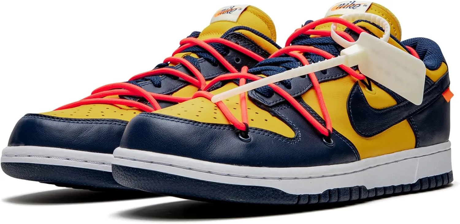 Nike Mens Dunk Low CT0856 700 Off-White - University Gold - Size