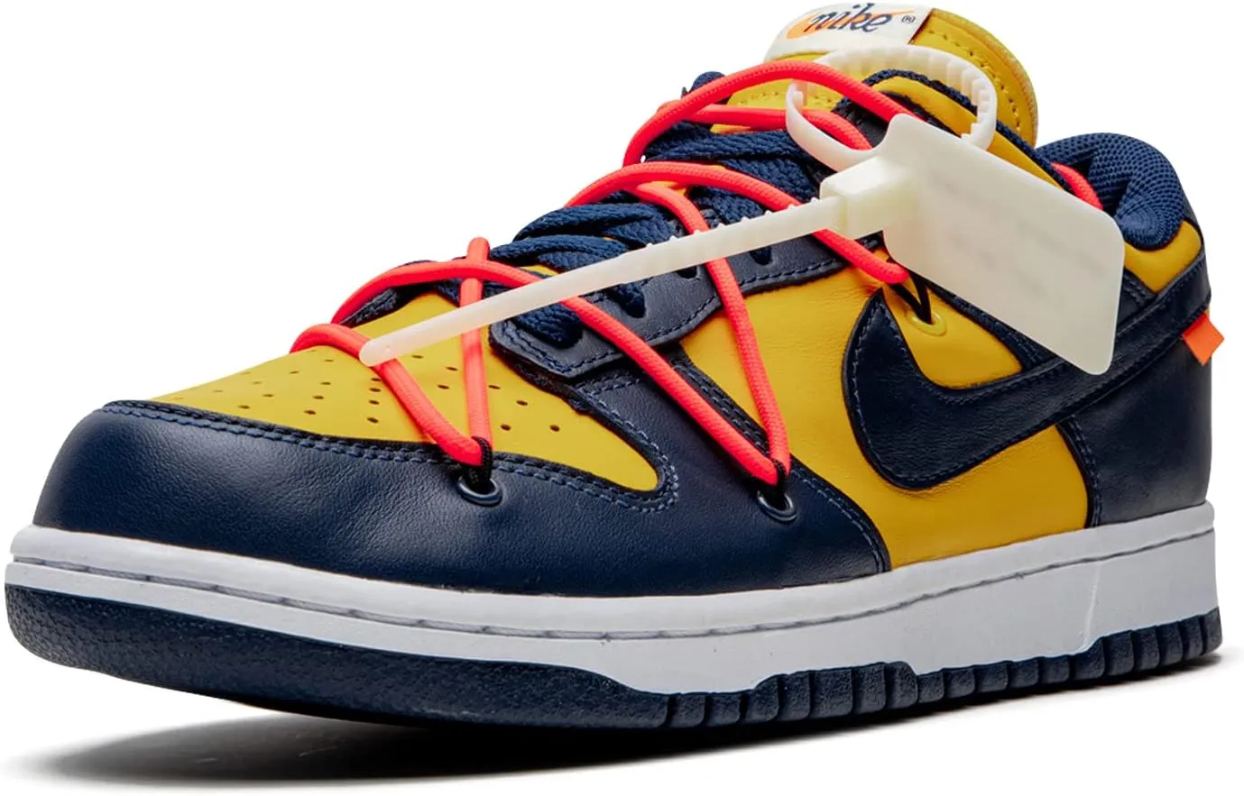 Nike Mens Dunk Low CT0856 700 Off-White - University Gold - Size