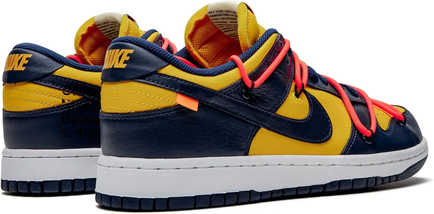 Nike Mens Dunk Low CT0856 700 Off-White - University Gold - Size