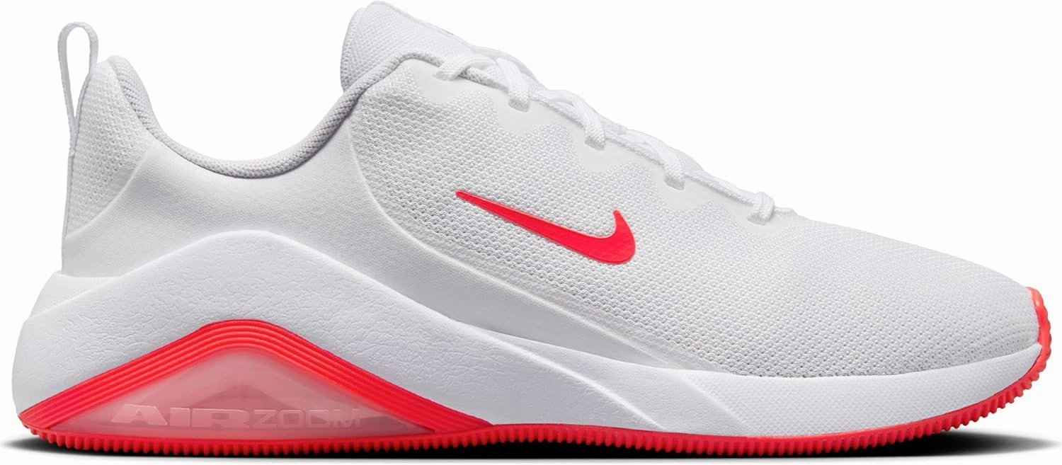 Nike Bella 7 Women's Workout Shoes (FZ1689-101, White/White/Bright Crimson)
