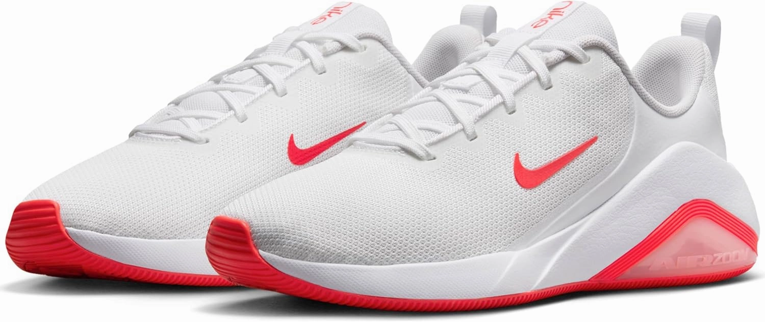 Nike Bella 7 Women's Workout Shoes (FZ1689-101, White/White/Bright Crimson)