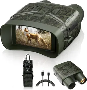 Nv4000 4k Binocular 3 Inch Large Screen 5X Digital Zoom Infrared Goggles