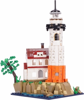 Oichy Building Block Sets, Idea Lighthouse Set for Adult Model Building Kits with Cottage 516 PCS Creative Gifts Lighthouse Toy for Kids and Adults