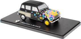 OPO 10 - Miniature Car 1:43 Compatible with Renault 4 BI-Face - Hachette IXO R4 4L - 4L053