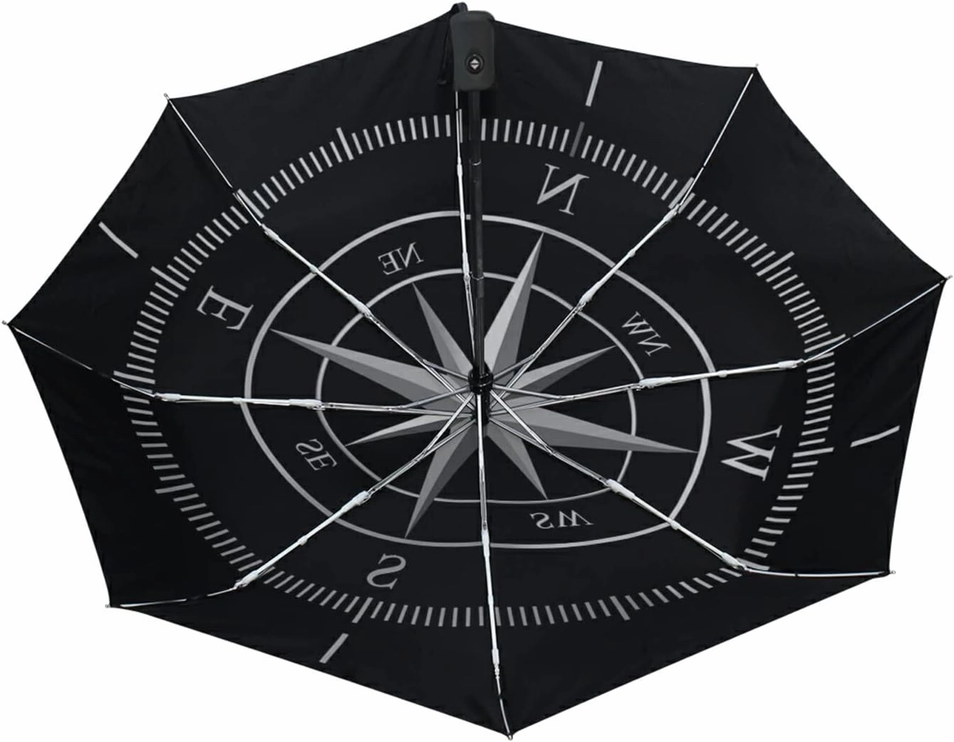 Oyihfvs Automatic Windproof Waterproof Umbrella, Folding Umbrella Reinforced Portable Automatic Compact Anti-UV Sun rain Auto Open/Close