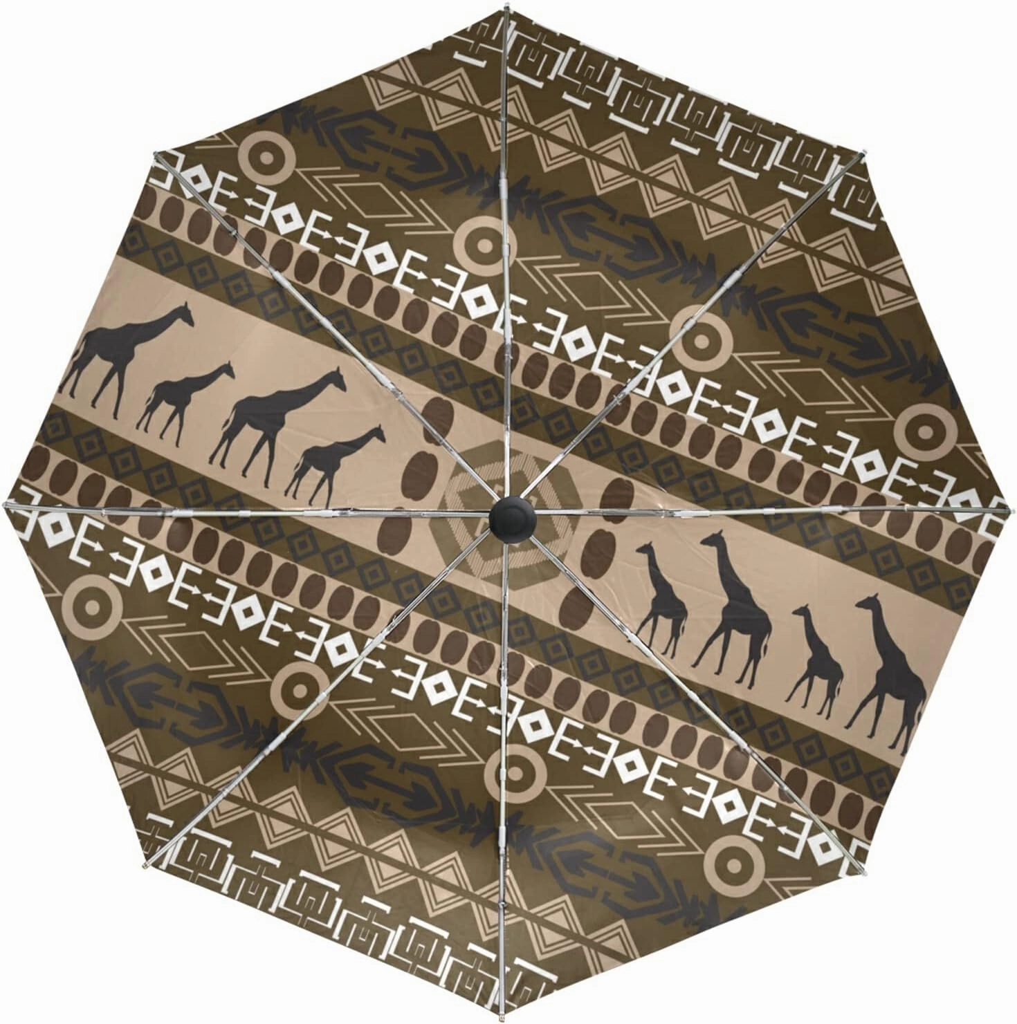 Oyihfvs Automatic Windproof Waterproof Umbrella, Folding Umbrella Reinforced Portable Automatic Compact Anti-UV Sun rain Auto Open/Close