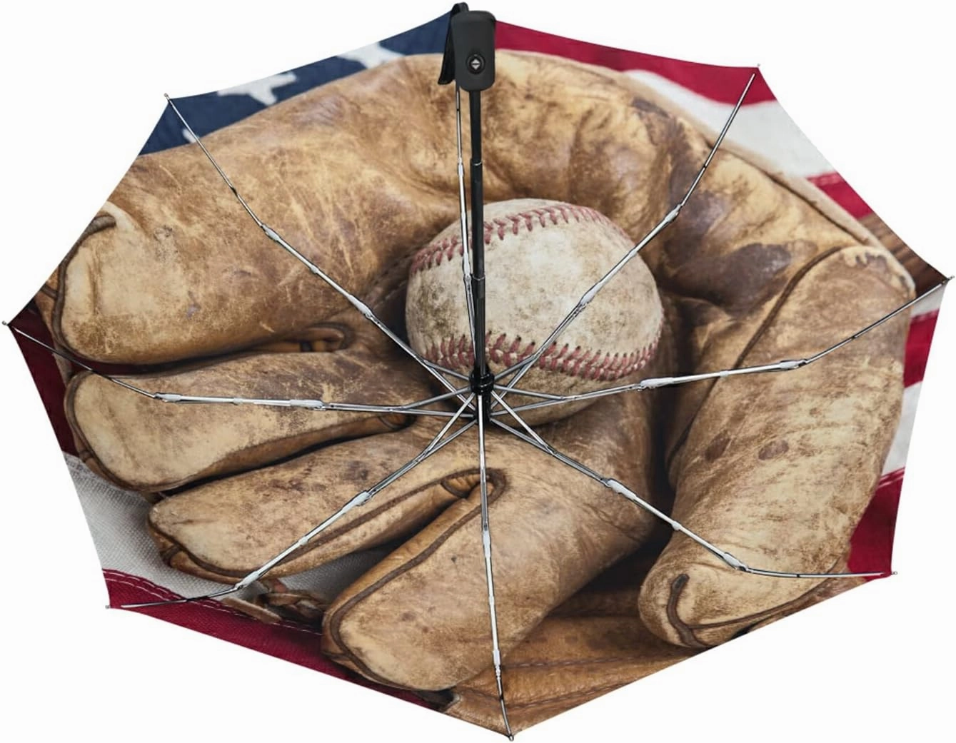 Oyihfvs Automatic Windproof Waterproof Umbrella, Folding Umbrella Reinforced Portable Automatic Compact Anti-UV Sun rain Auto Open/Close
