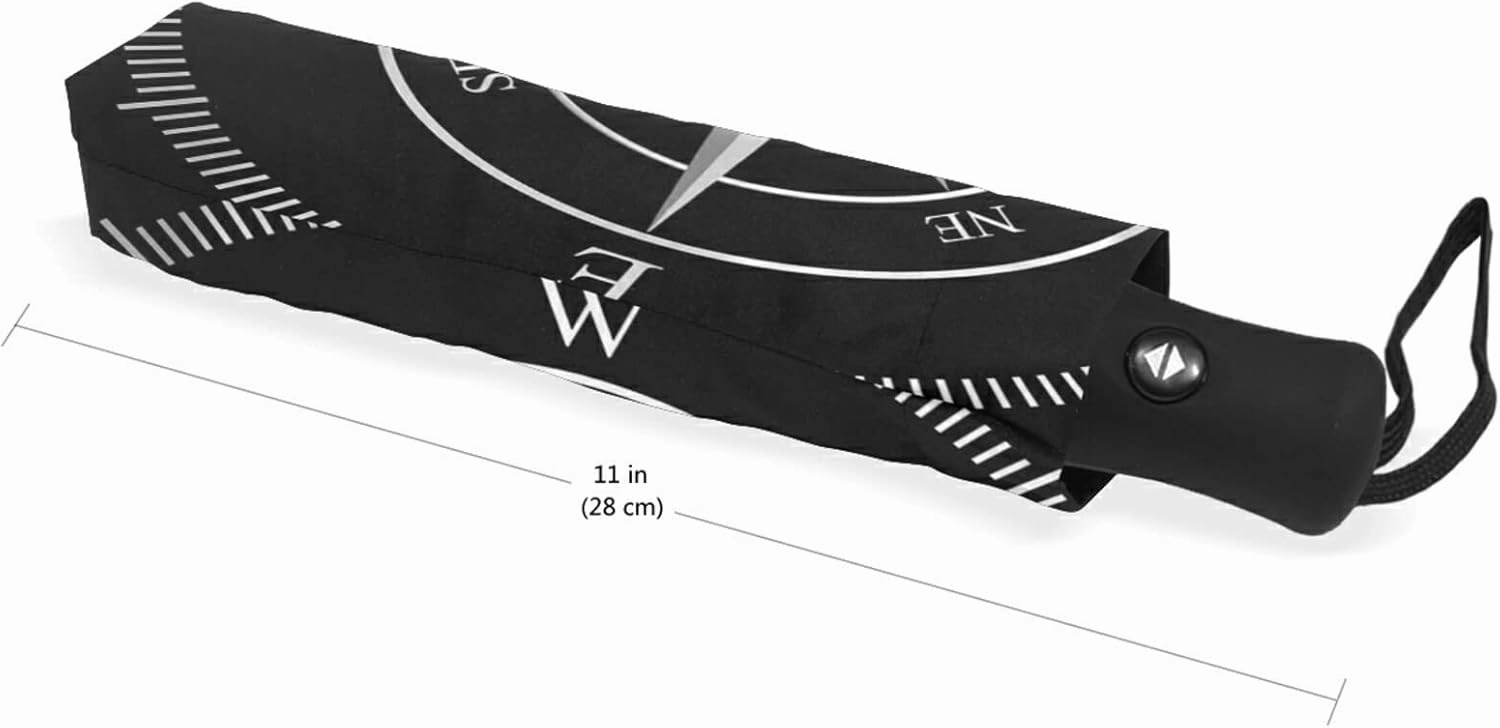 Oyihfvs Automatic Windproof Waterproof Umbrella, Folding Umbrella Reinforced Portable Automatic Compact Anti-UV Sun rain Auto Open/Close