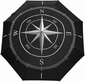 Oyihfvs Automatic Windproof Waterproof Umbrella, Folding Umbrella Reinforced Portable Automatic Compact Anti-UV Sun rain Auto Open/Close