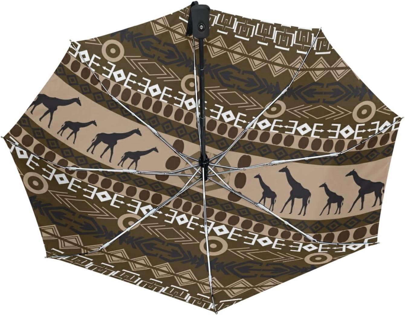 Oyihfvs Automatic Windproof Waterproof Umbrella, Folding Umbrella Reinforced Portable Automatic Compact Anti-UV Sun rain Auto Open/Close