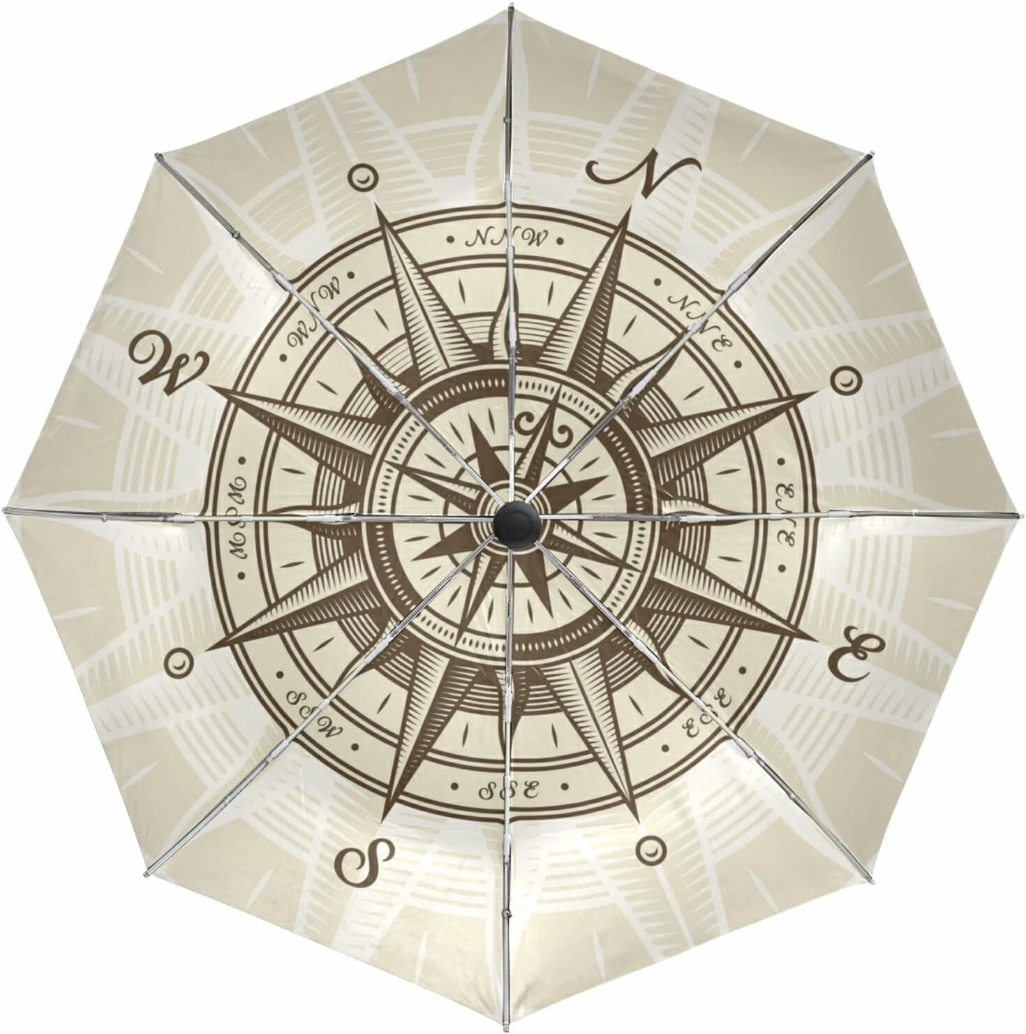 Oyihfvs Automatic Windproof Waterproof Umbrella, Folding Umbrella Reinforced Portable Automatic Compact Anti-UV Sun rain Auto Open/Close