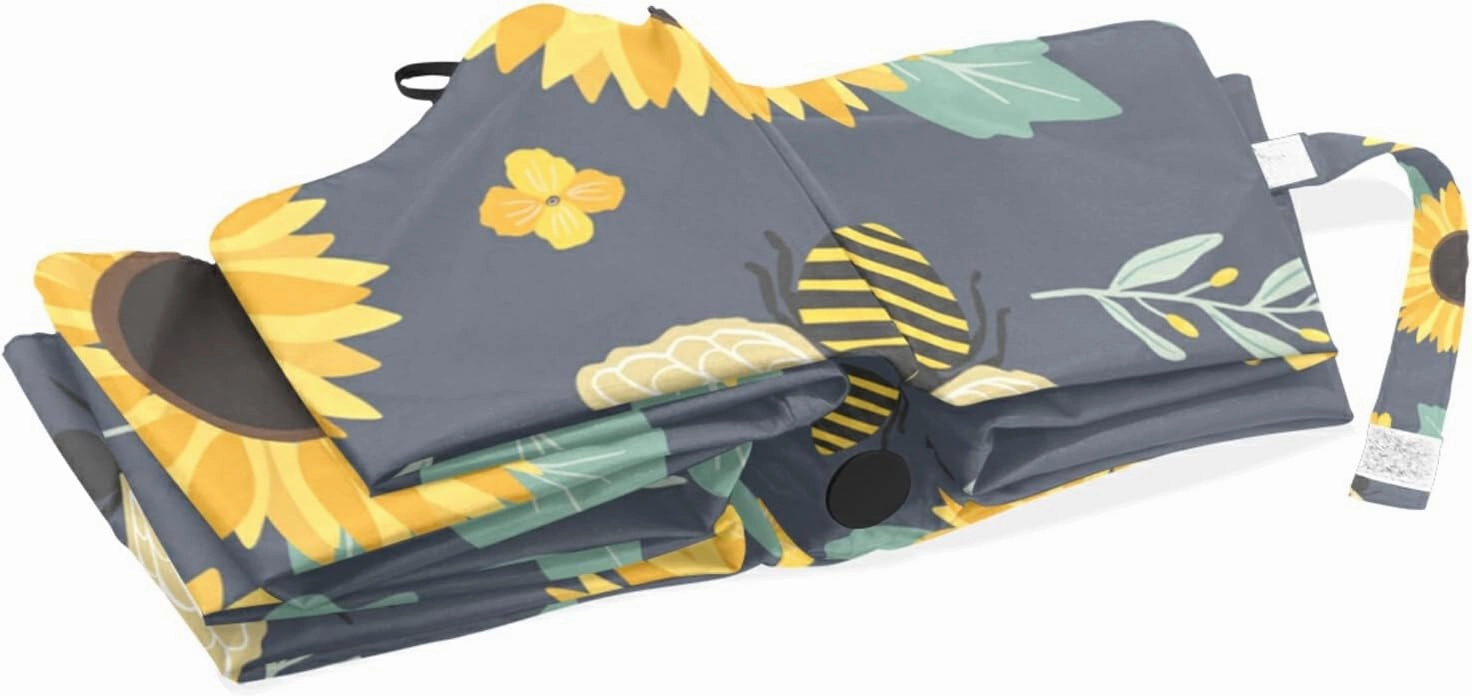 Oyihfvs Automatic Windproof Waterproof Umbrella, Folding Umbrella Reinforced Portable Compact Anti-UV Sun rain Auto Open/Close