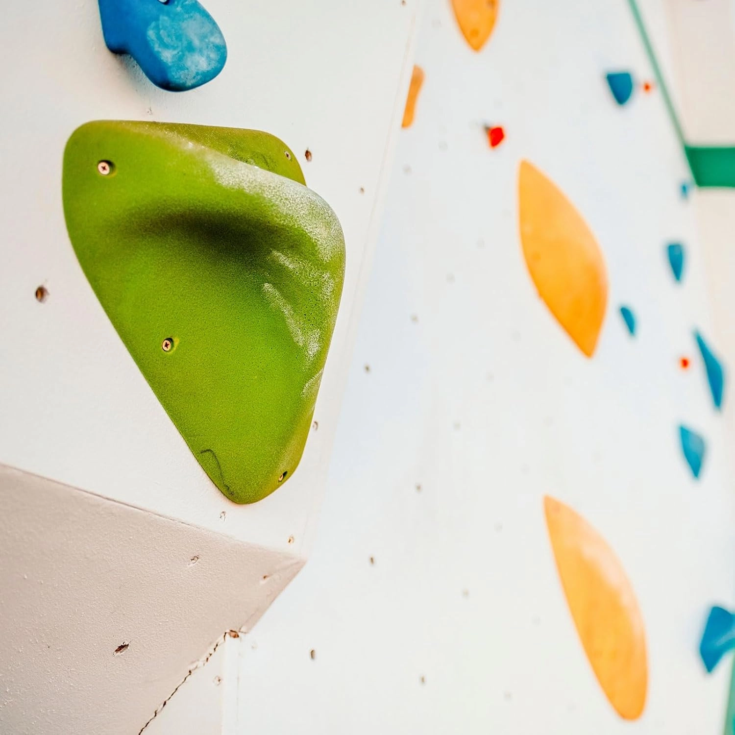 PATIKIL Rock Climbing Holds, Climbing Rock Wall Grips Play Set Climber Attachments with Single Holes for Playground Accessories Indoor Outdoor Tree Training