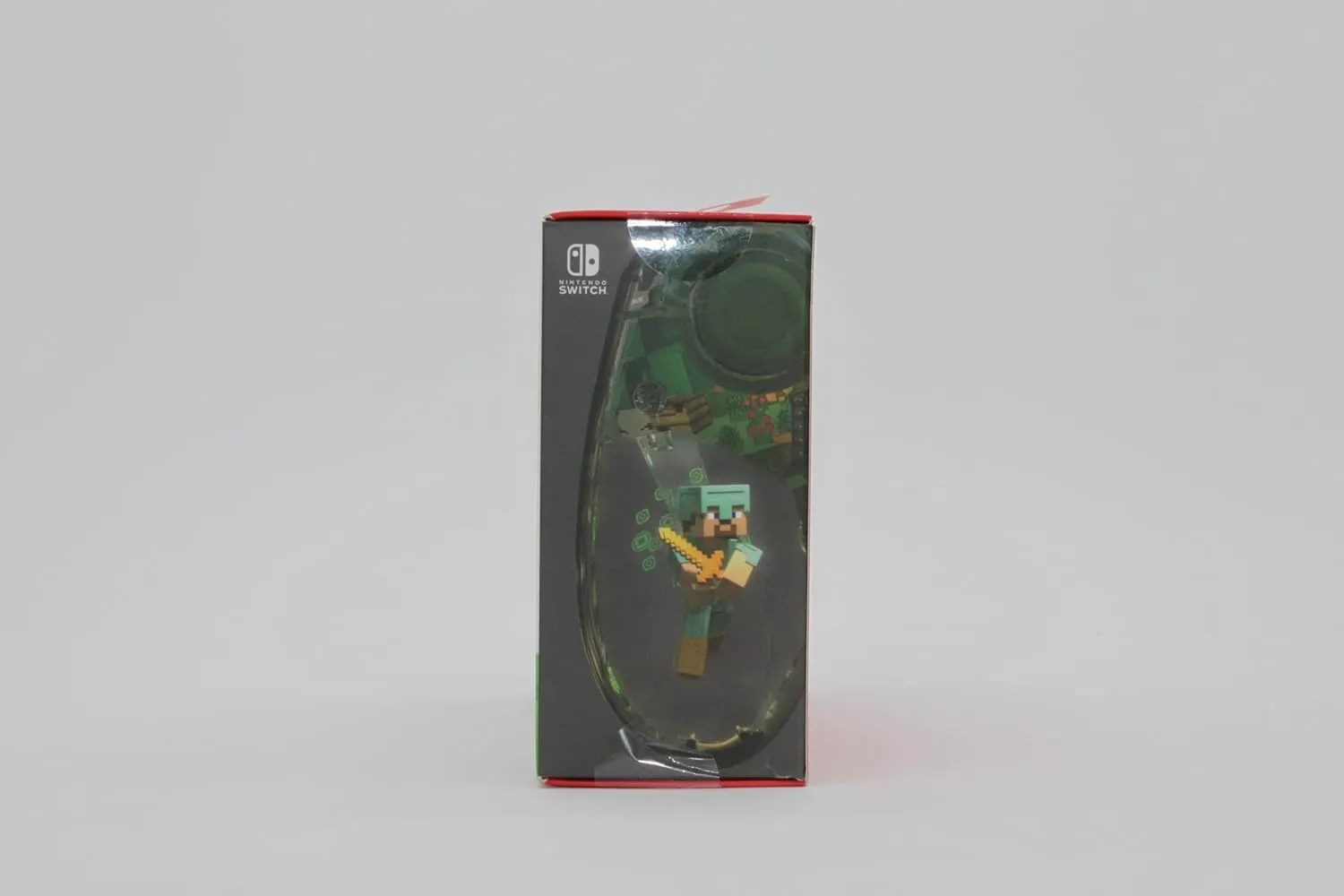 PDP REALMz Wireless Nintendo Switch Pro Controller, Customizable LED, 40 Hour Rechargeable Battery Power,Officially Licensed by Nintendo: Minecraft Steve -Forest Biome