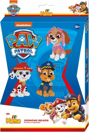 Perlen 7966 Paw Patrol Iron-On Beads, Small Gift Set with Approx. 2000 Midi Beads, 5 mm Diameter, for Children Aged 5 Years and Above