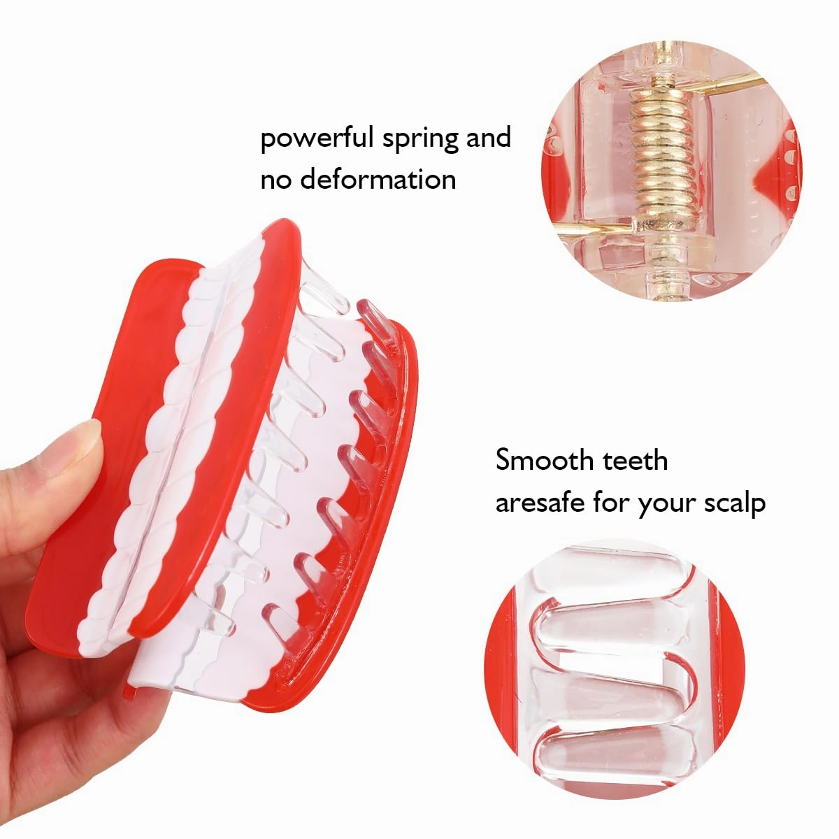 Personalised A Dental Model Tooth Acetate Hair Claw Clip Oral Doctor Creative Hair Clip in Stomatology for Women Girls Gift