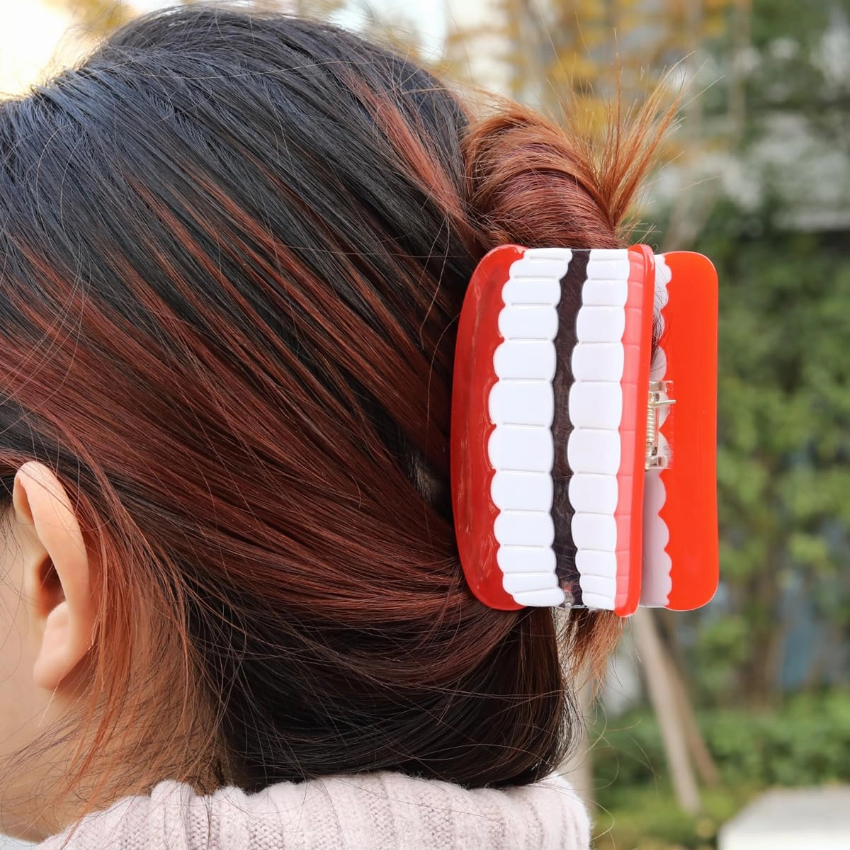 Personalised A Dental Model Tooth Acetate Hair Claw Clip Oral Doctor Creative Hair Clip in Stomatology for Women Girls Gift