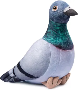 Pigeon Plush Toy - Simulation Rock Columba Rupestris Stuffed Animal, Cute Rock Pigeon Plush Toy as Gift for Kids Birthday Christmas…