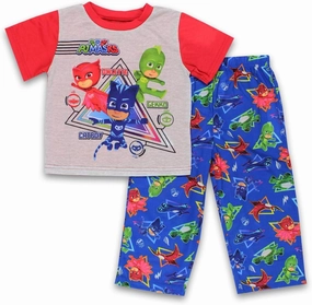 PJ Masks Toddler Boys 2 Piece Short Sleeves Pants Pajamas Set