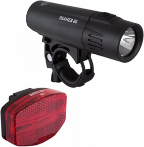 Planet Bike Beamer 80 Grateful Red Bike Light Set (Pack of 1)