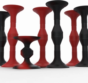Popdarts PRO Pack Game Set (Red & Black) - Indoor, Outdoor Suction Cup Throwing Game - Competition with a POP
