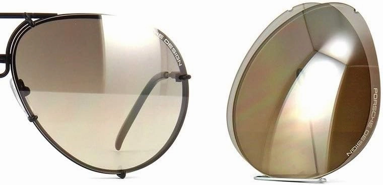 Porsche Design Original Lenses Set Only - For Model P8478-100% Authentic