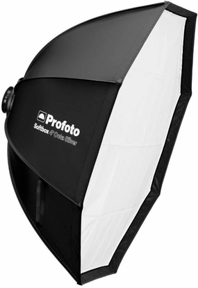 Profoto Softbox 4-Feet Octa with 1 F-Stop Diffuser for Profoto A-Series Flashes and 100mm Light Heads (Silver)