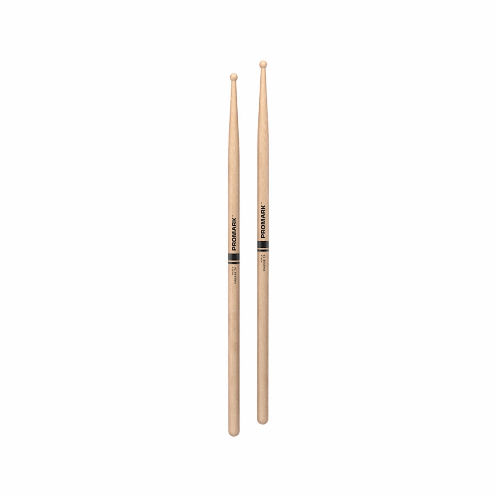 Promark RBM535RW Finesse 7A .535 Lacquered Maple Drumsticks, Wood Tip