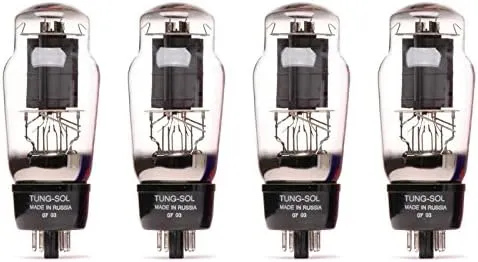Quad of Tung-Sol 6L6G New Production Power Vacuum Tube