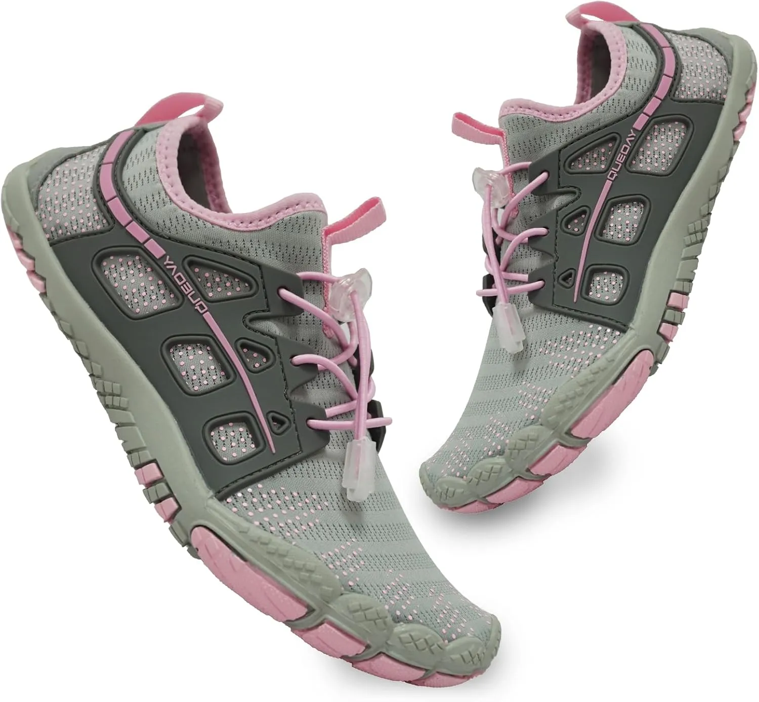 Queday Water Shoes for Women Men Quick Dry Barefoot Shoes Athletic Lightweight Sports Aqua Socks Outdoor Swim Fishing Hiking Diving Surf Walking Kayaking