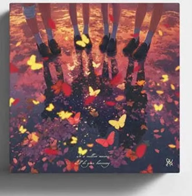 QWER Mini Album Vol. 3 - In a Million Noises, Random Version, Includes Photobook, Postcards, Posters and Collectibles (C ver)