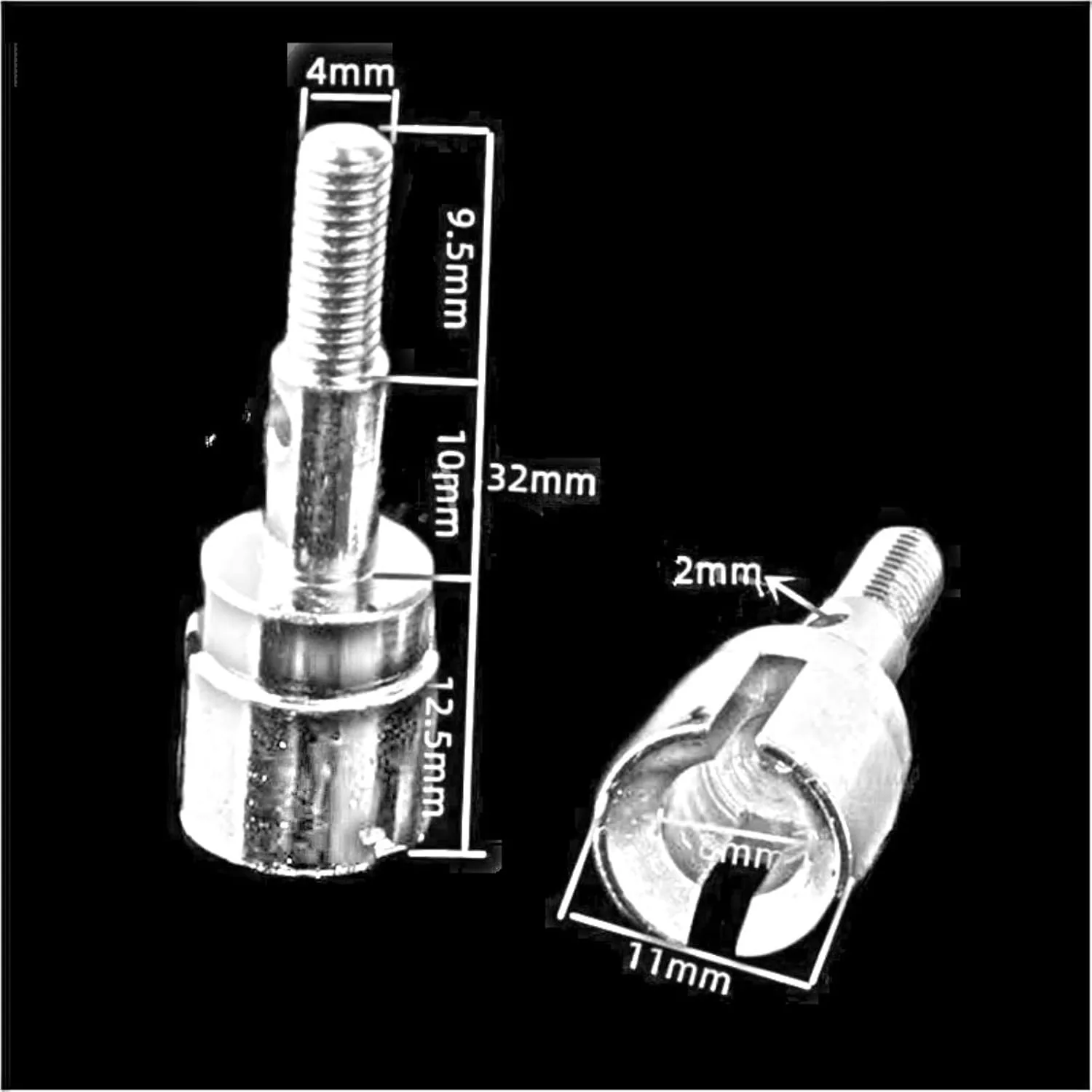 RC Differential Cup for HSP 02033 1/10 RC Remote Control Car 2pieces Steering Drive Axle Hi Speed Spare Parts Upgrade Accessories(Silver)